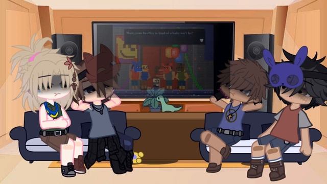 Past FNAF 4 Tormentors react to future C.C memes//livinglaughingandloving//READ DESCRIPTION// смотреть онлайн