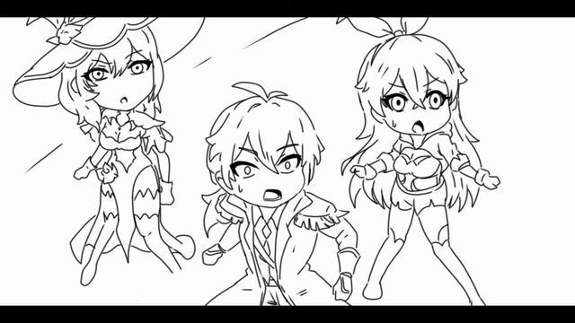 GENSHI IMPACT Aether x Amber y Lisa y Diluc [ YO CON MIS AMIGOS EN MODO MULTIJUGADOR ]comics смотреть онлайн