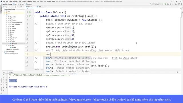 Bài 26: Hướng dẫn sử dụng Stack trong Java смотреть онлайн