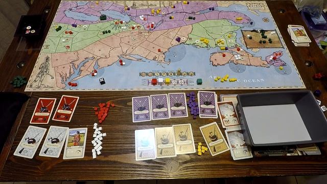 1754 Conquest: The French and Indian War Board Game, Solo Play, Turn 6 смотреть онлайн