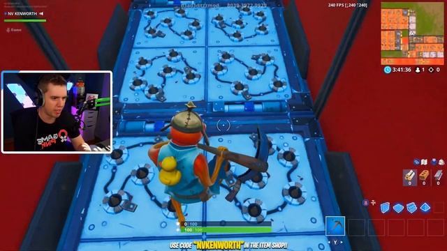 I tried a fortnite deathrun using a controller... (im actually insane) смотреть онлайн