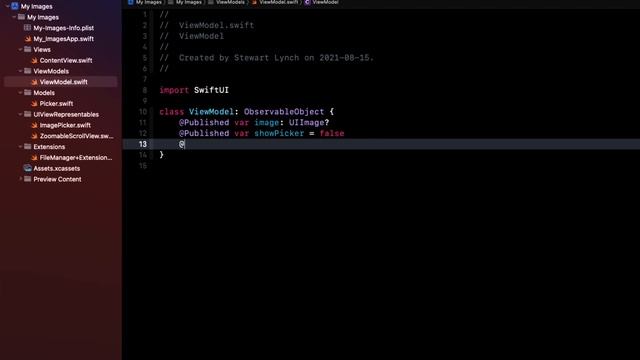 My Images 1: Photo Picker and Camera in SwiftUI смотреть онлайн