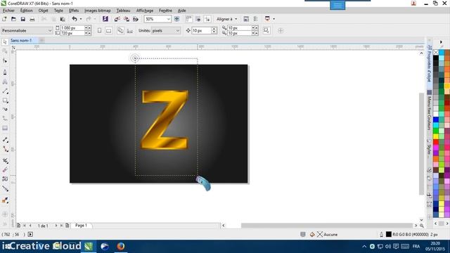 corelDRAW Z-LOGO Style GOLD смотреть онлайн
