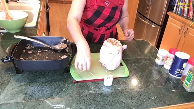 Tbit- Iraqi stuffed chicken, easy recipe for whole meal смотреть онлайн