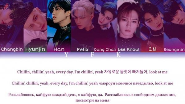 Stray Kıds - Charmer (КИРИЛЛИЗАЦИЯ/ПЕРЕВОД НА РУССКИЙ) Colour Coded Lyric