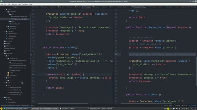 Tutorial Build a App Restaurant – Laravel + Vue.js Part 4 : Show products in POS смотреть онлайн
