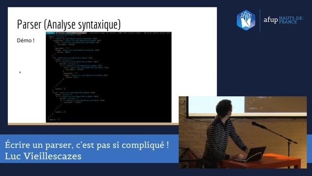 Écrire un parser, c’est pas si compliqué ! Luc Vieillescazes - Apéro PHP смотреть онлайн