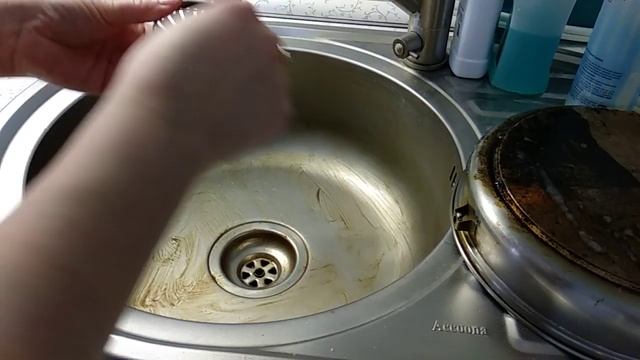 Отмыть грязную раковину на кухне за 3 минут. смотреть онлайн