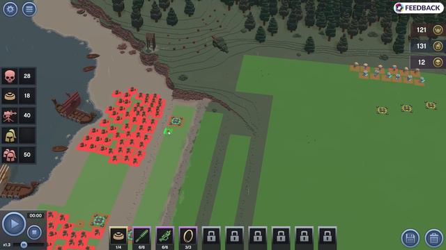 Make War - Use Alien Forces to Change The Outcome of Sandbox Battles Between Vikings & Knights смотреть онлайн