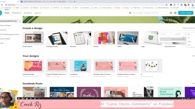How to Customize Design/Size in Canva? смотреть онлайн