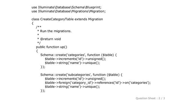 MySQL : Laravel migration can't add foreign key смотреть онлайн