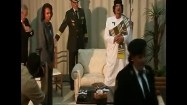 Colonel Gaddafi meets with Condoleezza Rice смотреть онлайн