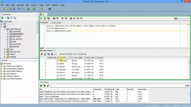 PLSQL, Retriving Data From the Table смотреть онлайн