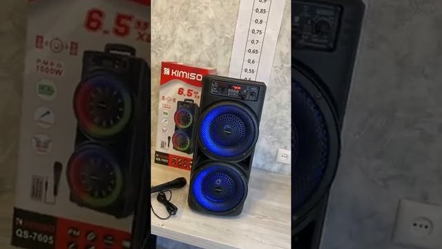 ?Акустическая колонка с микрофоном и пультом ДУ. Радио подсветка. Отличный вари.mp4 смотреть онлайн