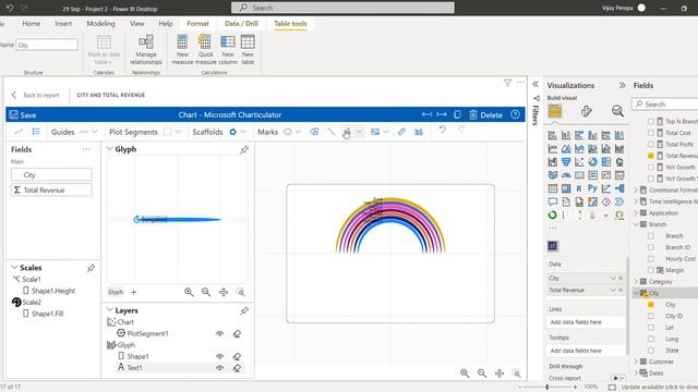 Rainbow Chart | Custom Charts | Power BI смотреть онлайн