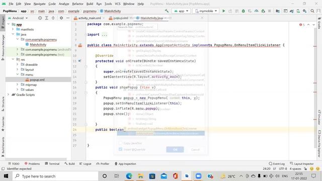 8 Popup Menu by Prof Amit Jadhav on 19 01 22 смотреть онлайн
