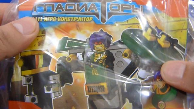 Робот игрушка из серии Гладиаторы Unpack Unboxing смотреть онлайн