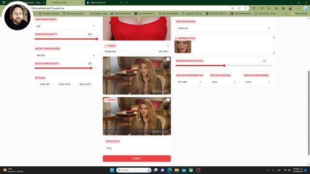 ?Deep F4ke con FaceFusion 1.2.0 | Gratis en Colab? смотреть онлайн