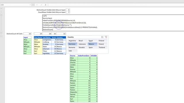 TEXTO-002: DistinctCount Visible Cells Only in Excel Classic смотреть онлайн