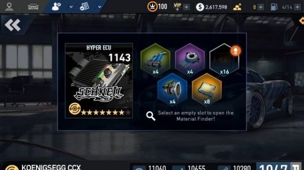 Koenigsegg CCX NFS No Limits max Tuning, PR unlock