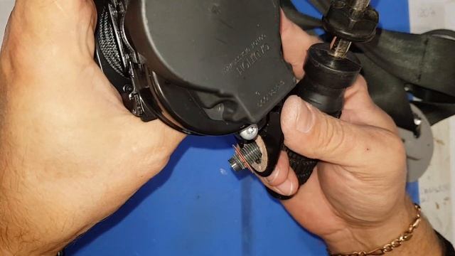 Разблокировка - ремонт ремня безопасности после ДТП Kia Cadenza repair seat belt смотреть онлайн
