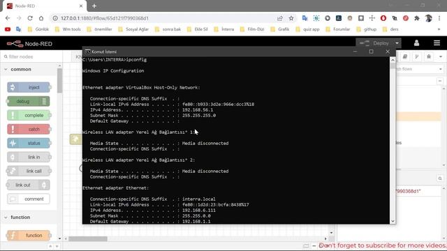Using Node-Red with computer's ip instead of default ip address смотреть онлайн