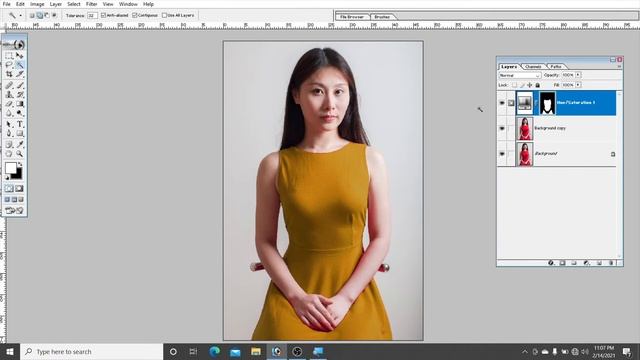 How to change dress color in photoshop 7.0 in hindi | select color ko kaise change kare | photoshop смотреть онлайн