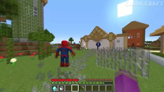 SPIDER-MAN vs DOCTOR OCTOPUS and GREEN GOBLIN in MINECRAFT ! Minions vs Spider-Man - Gameplay Movie смотреть онлайн