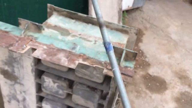 Как почистить матрицу станка, если бетон уже присох смотреть онлайн