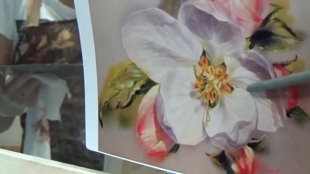 Создаем объем на холсте с помощью света и тени с Татьяной Букреевой смотреть онлайн