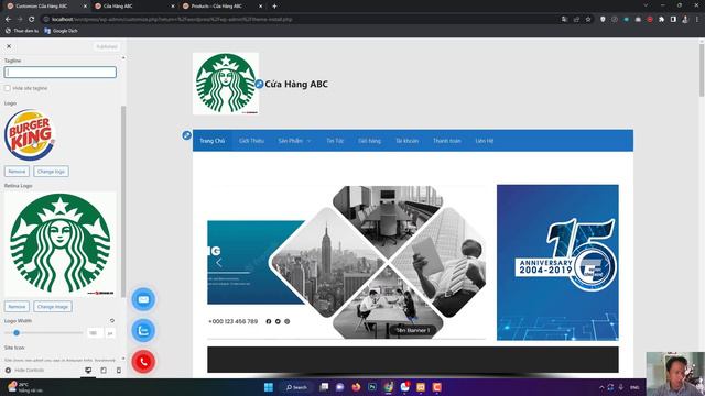 Giới thiệu Giao Diện Quản Lý Wordpress: Tùy chỉnh - Theme Wordpress смотреть онлайн