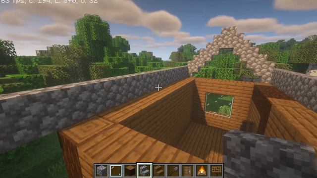 Как построить СТАРТОВЫЙ ДОМ в майнкрафт! смотреть онлайн