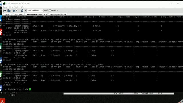 HA and replication PGPool4.2 + PGSQL13 смотреть онлайн