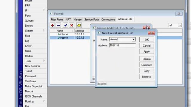 Mikrotik Access Control List смотреть онлайн