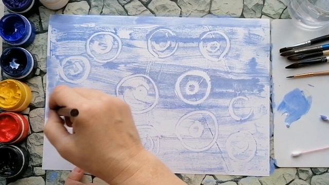 Аквариумные рыбки. Нетрадиционное рисование смотреть онлайн