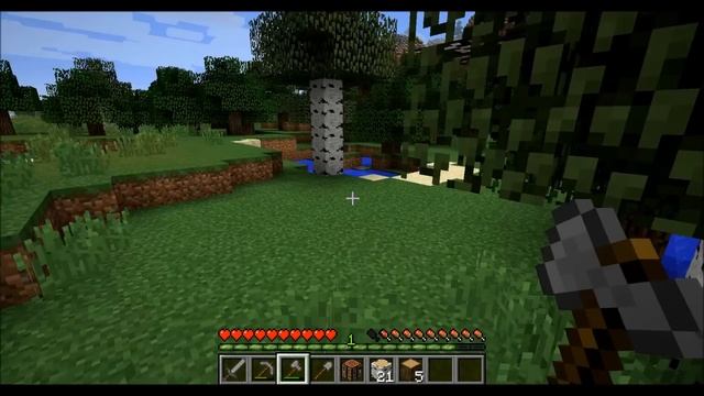 Minecraft 1.8 Single Player Survival - Episode 1 (Day 1 Shelter) смотреть онлайн