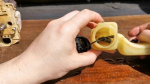 Бежит масло из бензопилы | Замена масляного шланга stihl ms 180