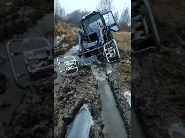 Завтра работа из БОЛОТА тащить МТЗ 82 смотреть онлайн