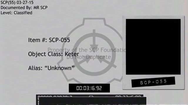 SCP-055 - [unknown] смотреть онлайн
