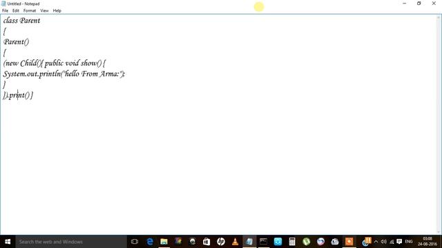 Anonymous Classes in java смотреть онлайн