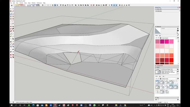 SketchUp Tutorial: Landscape modeling - Part 1 смотреть онлайн