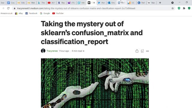 Taking the mystery out of sklearn’s confusion matrix and classification report - blog post смотреть онлайн