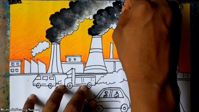 air pollution drawing смотреть онлайн