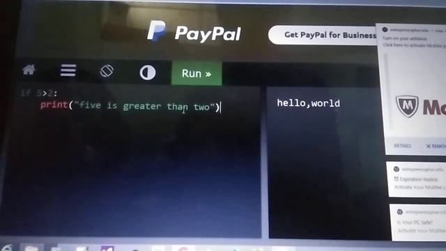 Python syntax смотреть онлайн