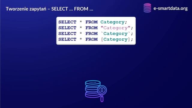 SQL Bootcamp - SQLite - Instrukcja SELECT ... FROM ... - wykład смотреть онлайн