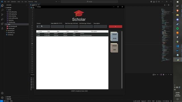 CS50P Final Project - Scholar смотреть онлайн