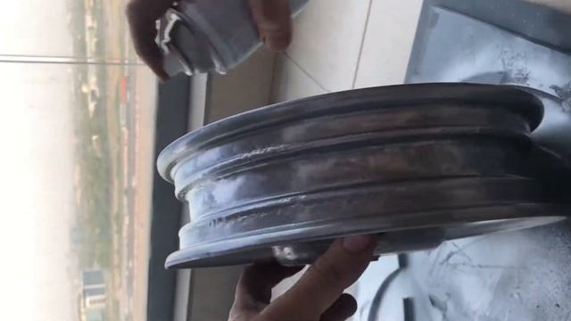 Yamaha Jog Poche Tire restoration part6. смотреть онлайн