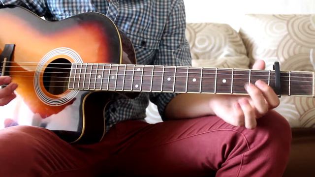 Oasis - wonderwall - как играть на гитаре - how to play on guitar смотреть онлайн