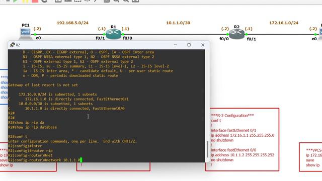 LAB-1: RIPv2 Configuration Tutorial with Two Routers and Two Systems | Urdu/Hindi смотреть онлайн