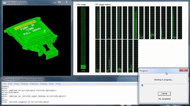 3D ACIS Modeling_Stitching смотреть онлайн